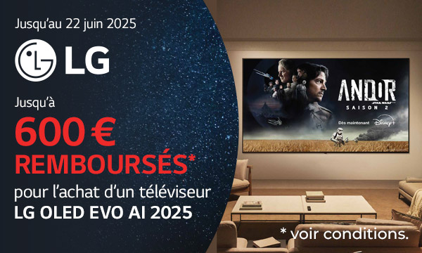 Nouveautés TV LG OLED Evo AI 2025 : offre de lancement