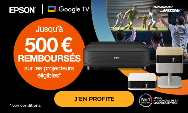 Epson : jusqu'à 500 € remboursés