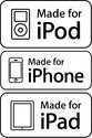 Made for iPod, iPhone, iPad