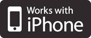 Works with iPhone